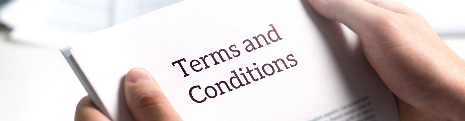 terms and conditions